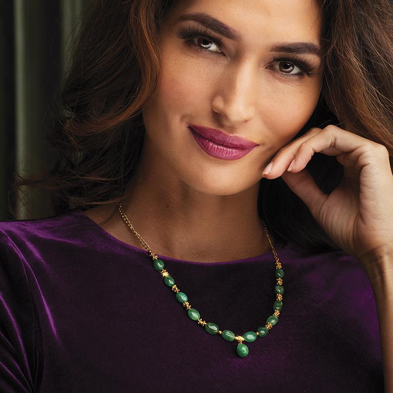 Victorian Emerald Necklace